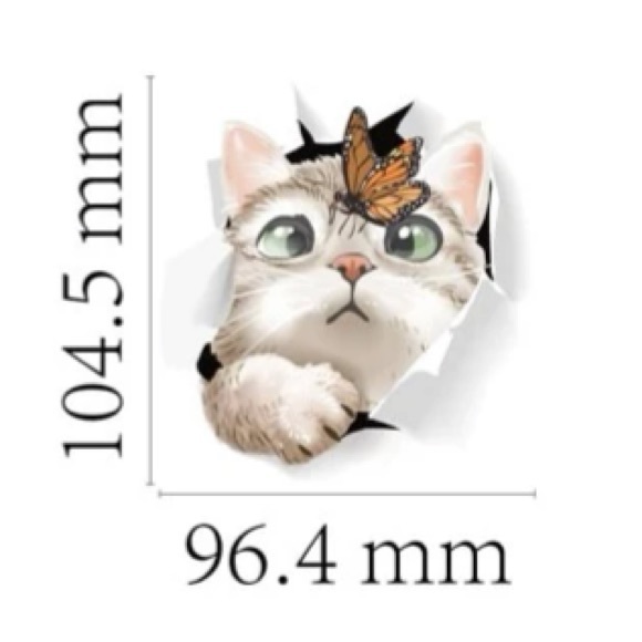 Cat Decor Decal Stickers - Picture 3 of 3